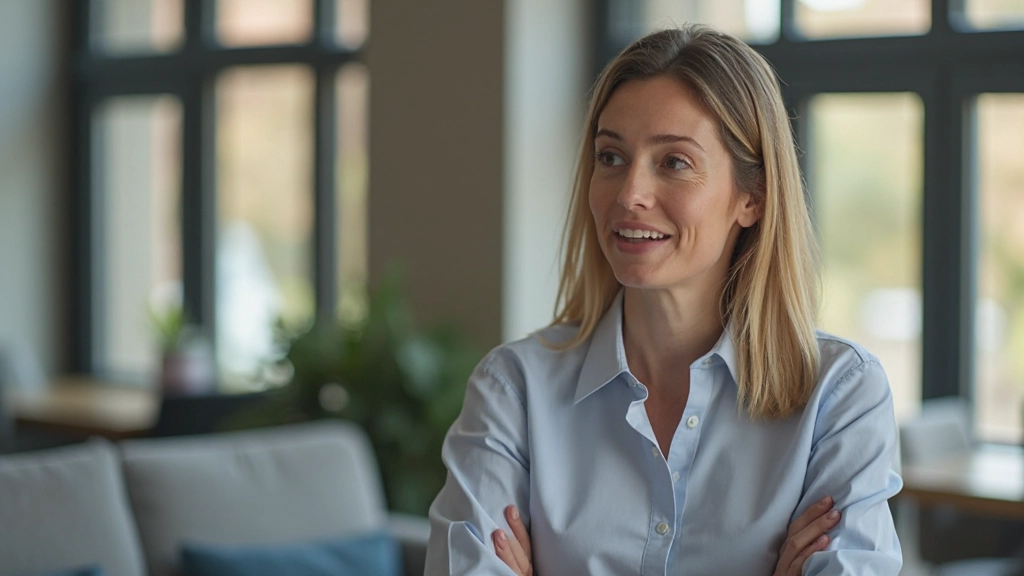 Twee mensen hebben een geanimeerd gesprek met open lichaamshouding in een professionele omgeving