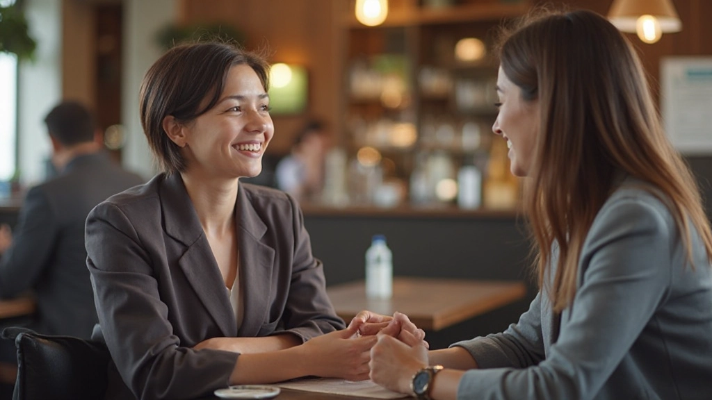 Jongvolwassene voert vriendelijk Nederlands gesprek met nieuw persoon